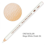 Олівець для малюнка Mega Cretacolor олійний білий