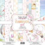 Набір паперу для скрапа Funny fox girl Fabrica Decoru 20х20см 10а