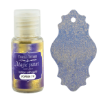 Фарба суха 15мл Fabrica Decoru індіго з золотом magic paint