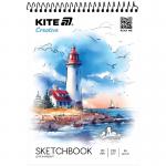 Скетчбук для акварелі Kite Creative А5 20 аркушів 230 г/м, пружина