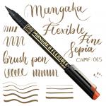 Лінер Kuretake ZIG CARTOONIST MANGAKA FLEXIBLE сепія