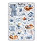 Стікер-наклейки MriyTaDiy Lazy Day 10х15см