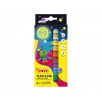 Набір пластиліна JOVI PLASTILINA 10х15г (8 основних + 2 люмінісцентних)