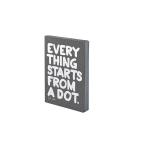 Блокнот nuuna Graphic Everything Starts From A Dot 165х220мм 120г 256стор